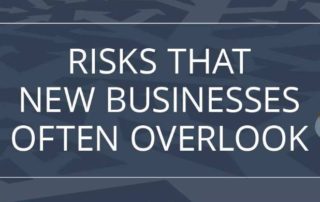 blue text box with title for Overlooked Business Risks