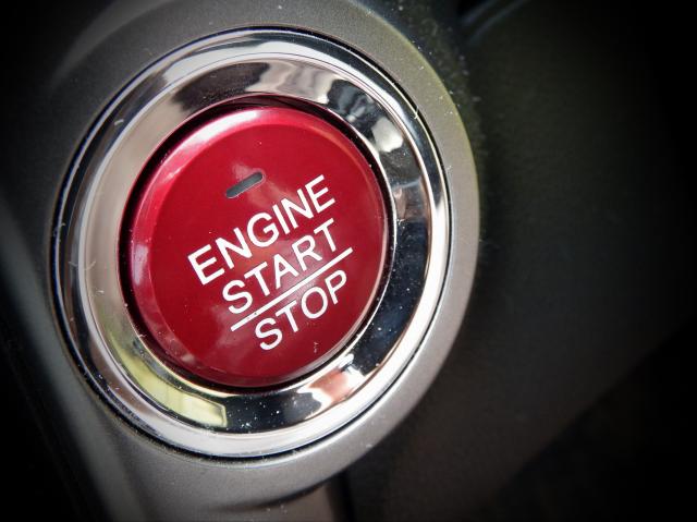 red Engine Start-Stop button